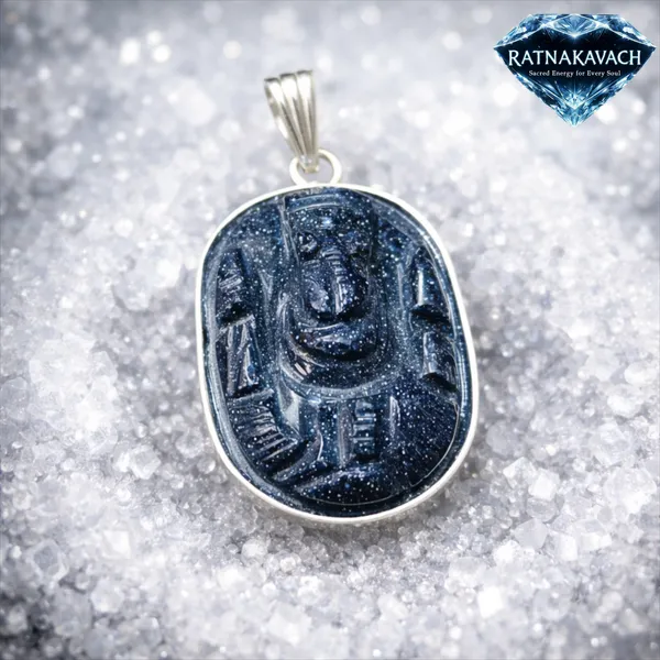 Blue_Dyed_Stone_(Lord_Ganesha)_Pendant_For_Unisex