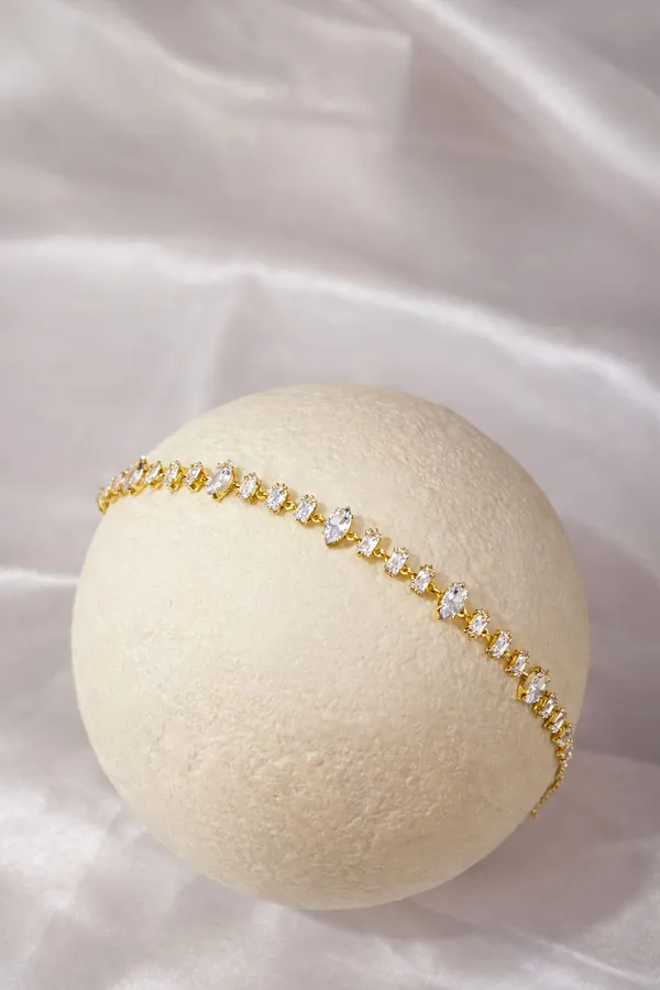 Gold_Tone_Tennis_And_Luna_Drop_Bracelet_For_Women_Combo_Set_Pack_Of_2