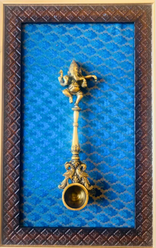 Blue_3D_Decorative_Brass_Ganesha_Pooja_Spoon_With_Ornate_Handle