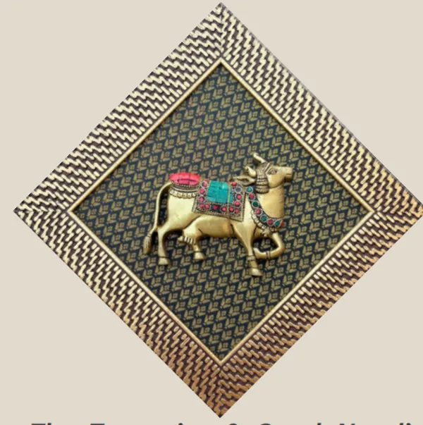 Grey_3D_Brass_Decorative_Camel_Wall_Hanging_With_Woven_Fabric_Backing