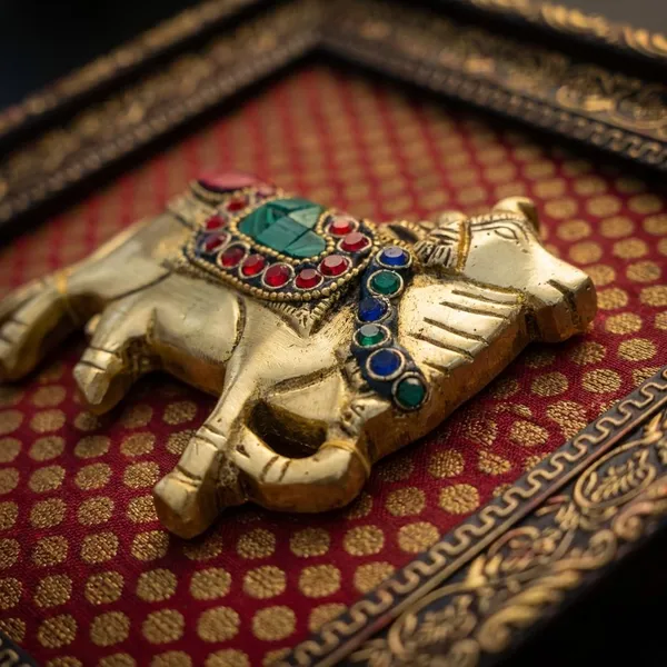 Brown_3D_Brass_Traditional_Rajasthani_Camel_Wall_Hanging_Ornate_Framed_Textile_Art_With_Gemstone_Embellishments