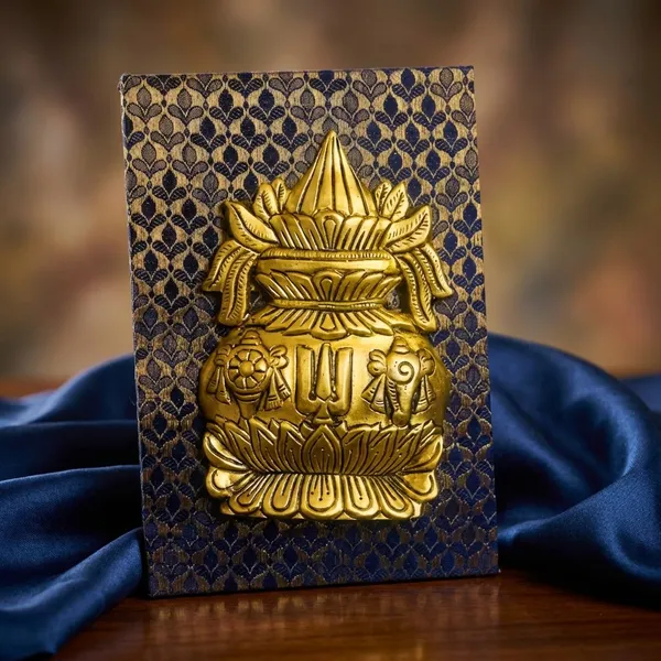 Blue_Decorative_Golden_Kalash_Wall_Art_With_Lotus_Design_In_Wooden_Frame