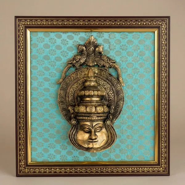 Sky_Blue_Traditional_Metal_Face_Wall_Art_With_Ornate_Frame_Ethnic_Decorative_Sculpture