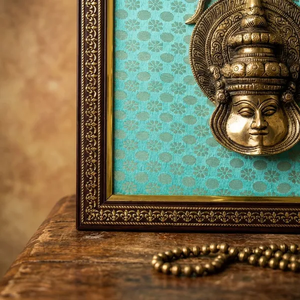 Sky_Blue_Traditional_Metal_Face_Wall_Art_With_Ornate_Frame_Ethnic_Decorative_Sculpture