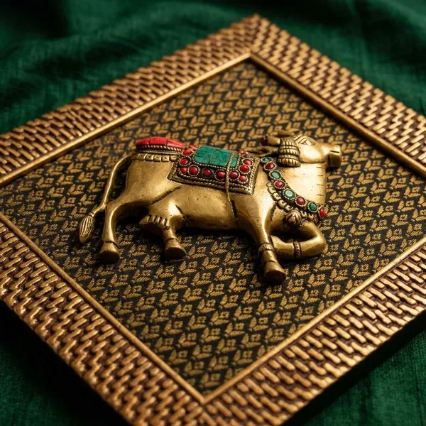 Grey_3D_Brass_Decorative_Camel_Wall_Hanging_With_Woven_Fabric_Backing