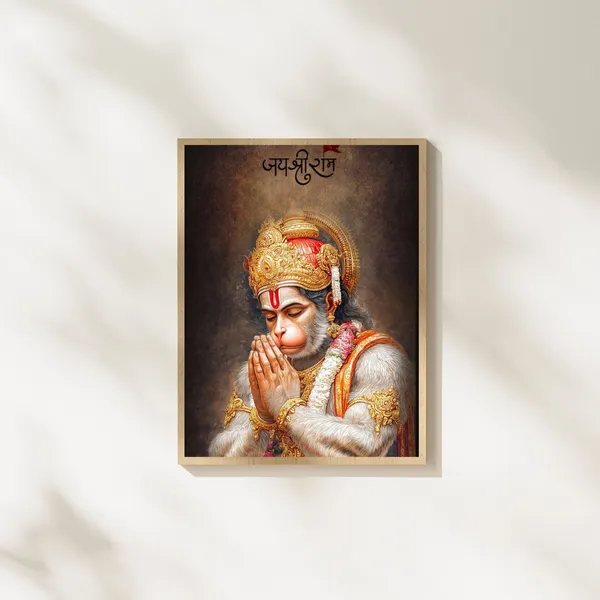 Multicolor_Great_Hanuman_Printed_Canvas_Print_Frame_|_Wall_Art_Gallery_Wrap