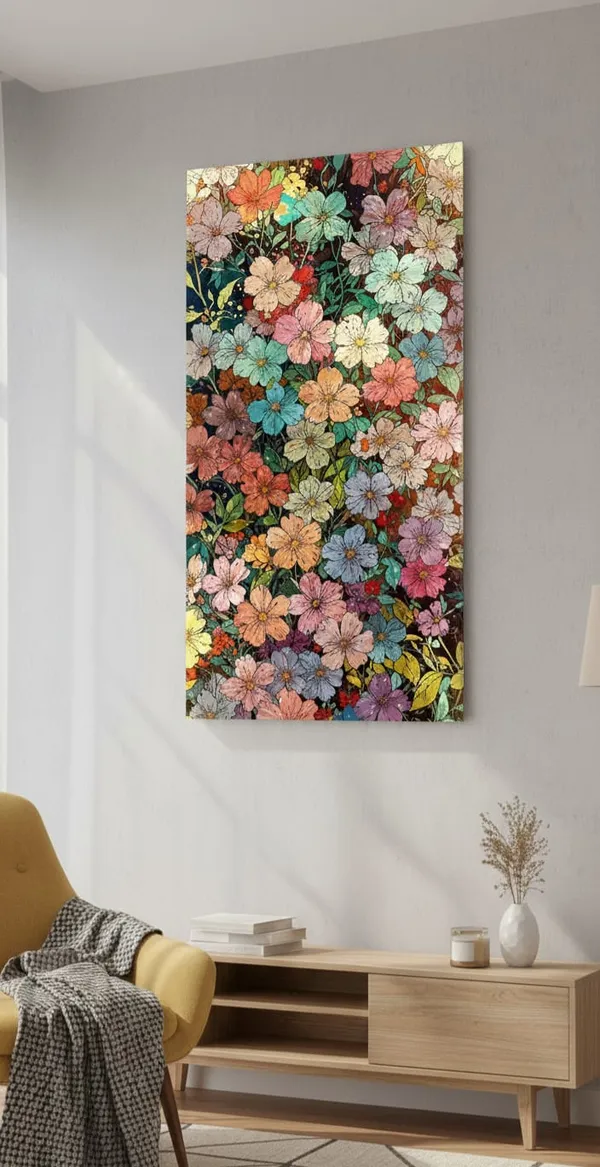 Multicolor_Beautiful_Flowers_Printed_Canvas_Print_Frame_|_Wall_Art_Gallery_Wrap