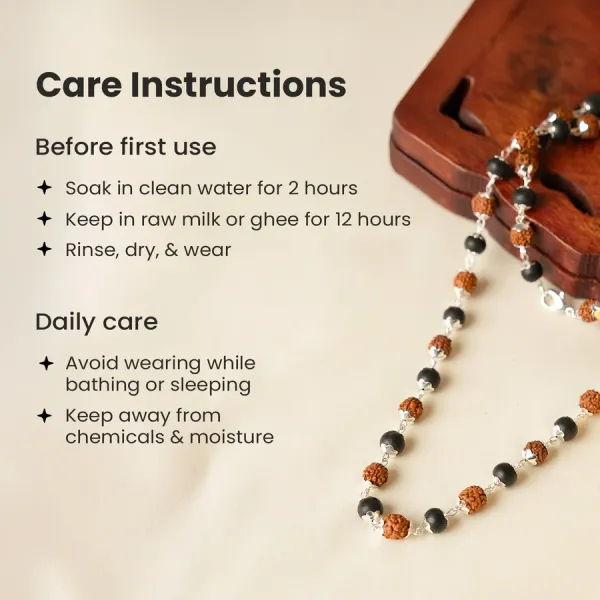 Divya_Raksha_Rudraksha_&_Karungali_Mala_with_Silver_Capping