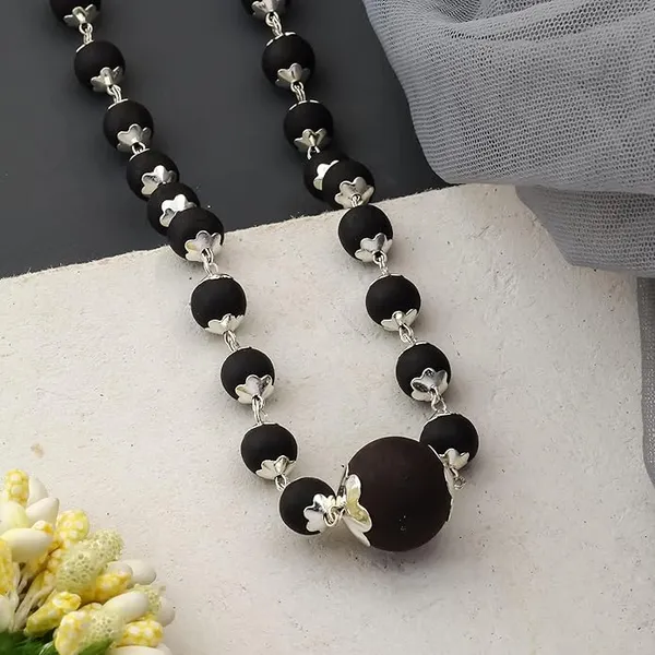 Silver_Plated_Karungali_Mala_with_12MM_Karungali_Bead