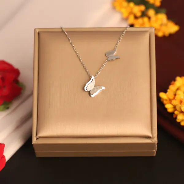 Silver_Butterfly_Necklace_|_For_Women