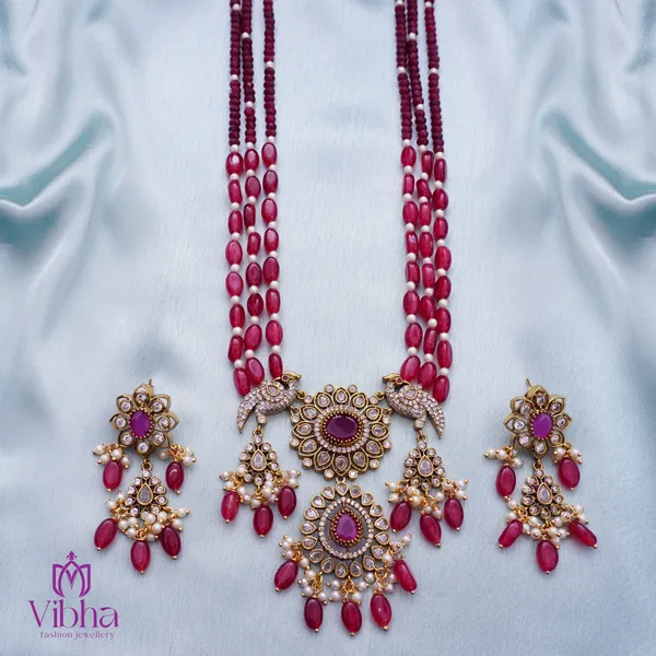 Carmine_Premium_Metal_Necklace_Set_For_Women