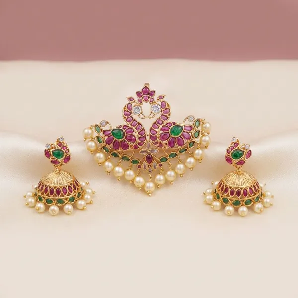 Multicolor_Premium_Metal_Pendant_Set_For_Women