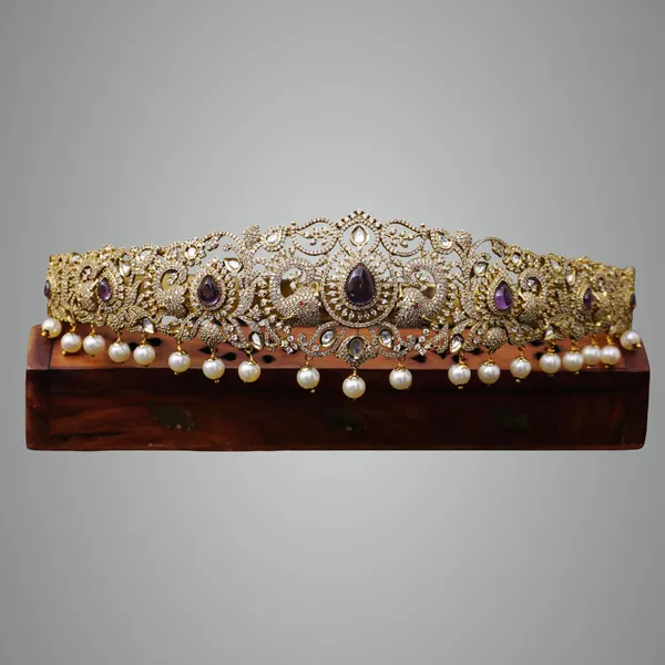 Violet_Premium_Metal_Vaddanam_For_Women