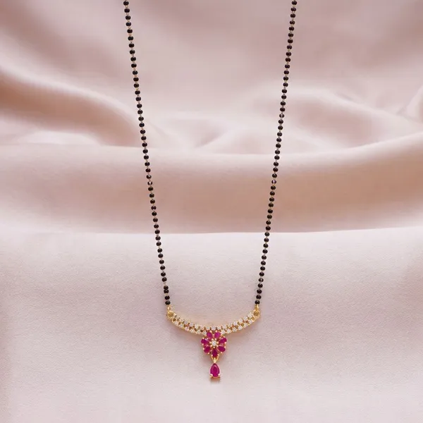 Pink_Premium_Metal_Mangalsutra_For_Women