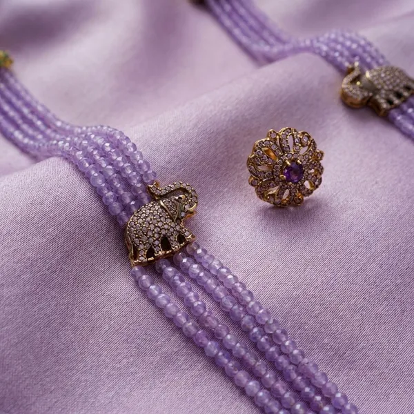 Violet_Premium_Metal_Necklace_Set_For_Women