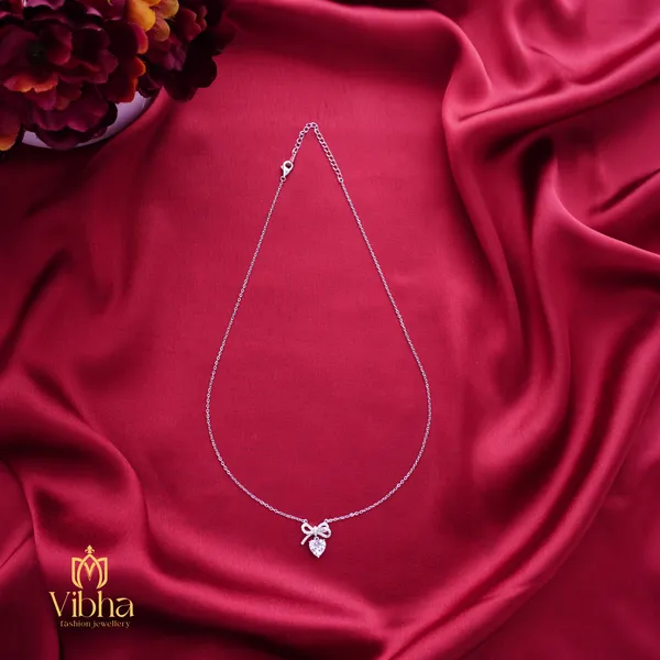Silver_Premium_Metal_Necklace_Set_For_Women