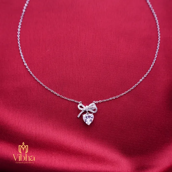 Silver_Premium_Metal_Necklace_Set_For_Women