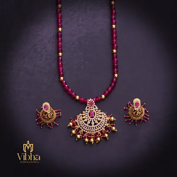 Red_Premium_Metal_Mala_Set_For_Women