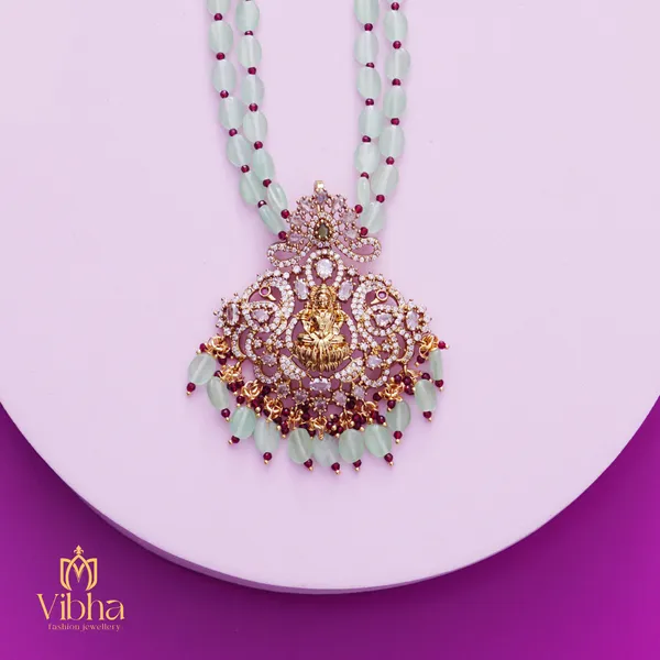 Green_Premium_Metal_Necklace_Set_For_Women