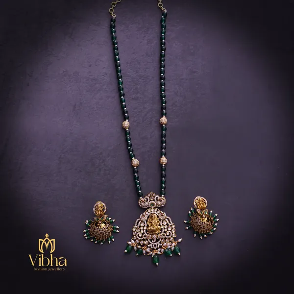 Green_Premium_Metal_Mala_Set_For_Women