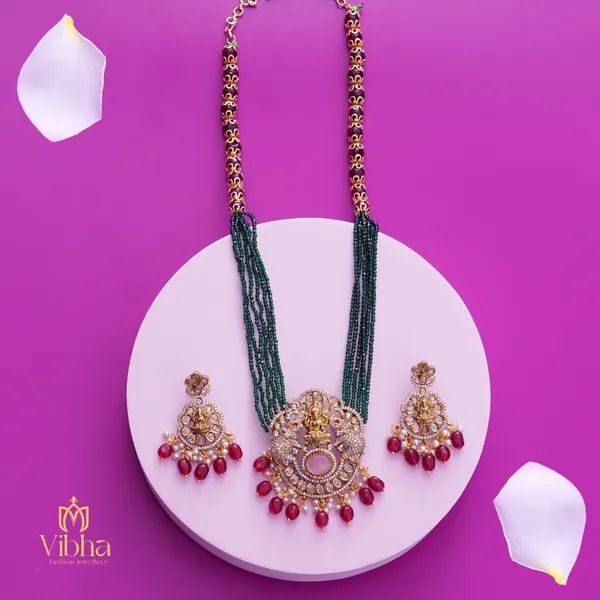 Green_Premium_Metal_Necklace_Set_Set_For_Women
