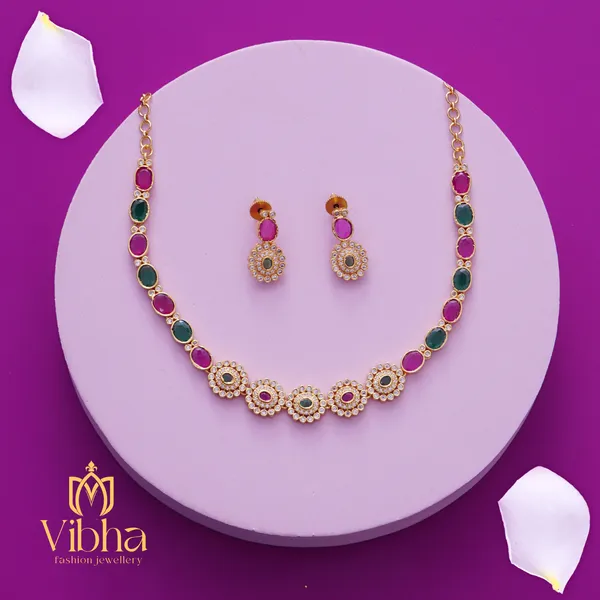 Multicolor_Premium_Metal_Necklace_Set_For_Women