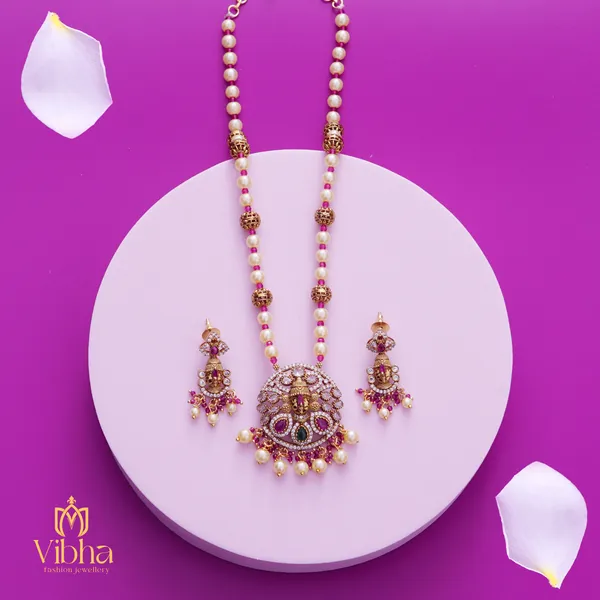 Ruby_Premium_Metal_Mala_Set_For_Women