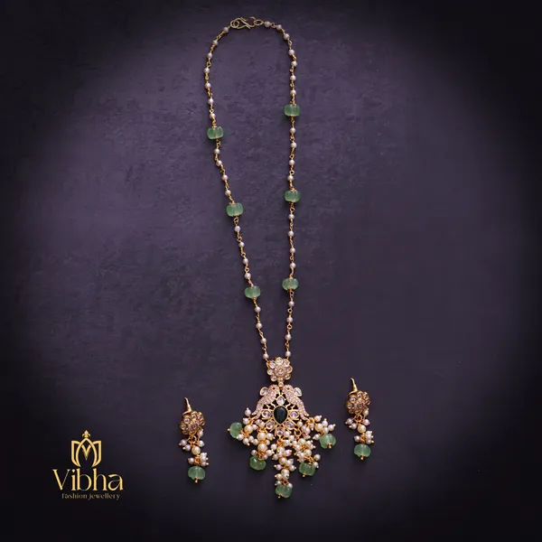 Mint_Green_Premium_Metal_Mala_Set_For_Women