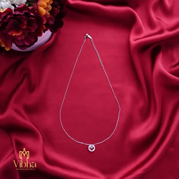 Silver_Premium_Metal_Necklace_Set_For_Women