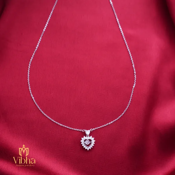 White_Premium_Metal_Necklace_Set_For_Women