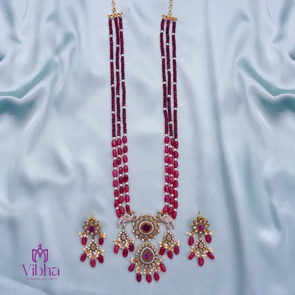 Carmine_Premium_Metal_Necklace_Set_For_Women