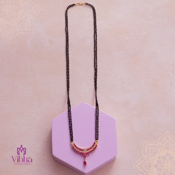 pink_Premium_Metal_Mangalsutra_For_Women