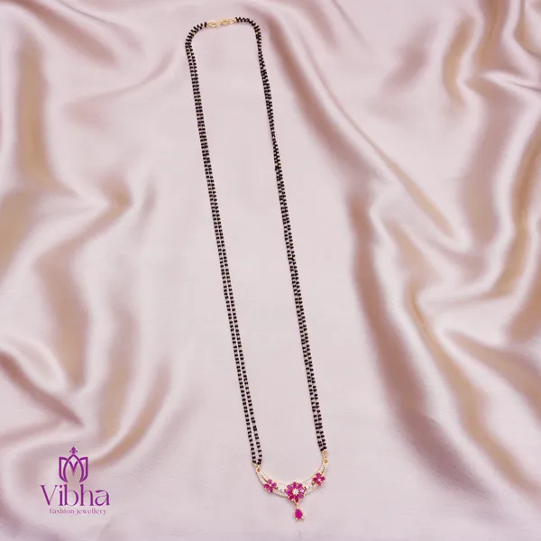 Pink_Premium_Metal_Mangalsutra_For_Women