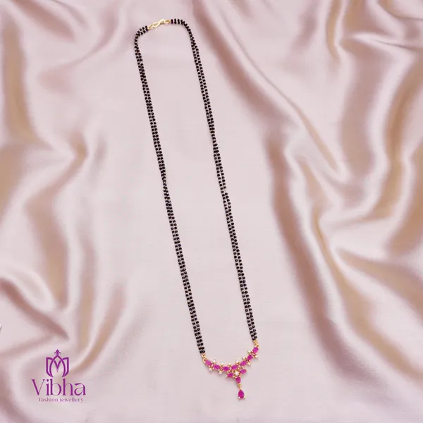 Pink_Premium_Metal_Mangalsutra_For_Women