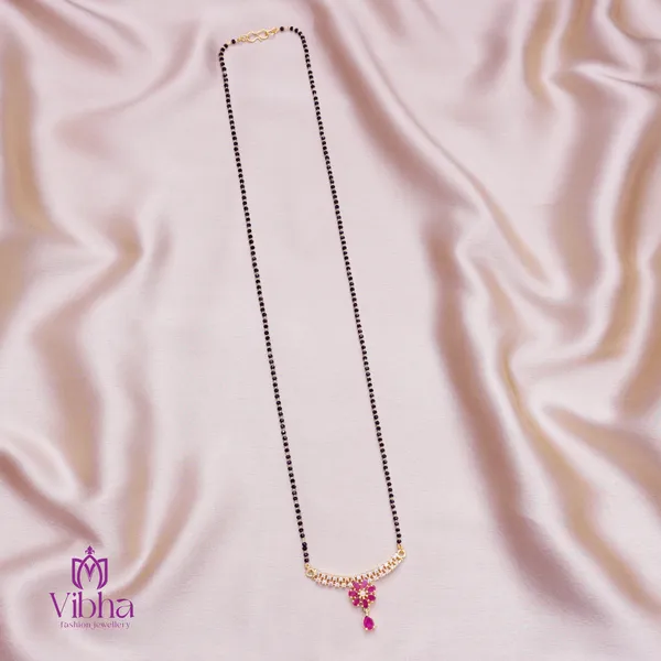Pink_Premium_Metal_Mangalsutra_For_Women