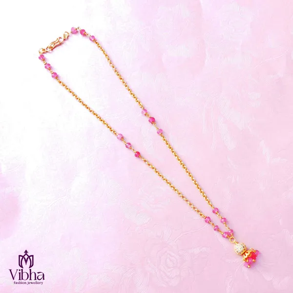 Mint_Pink_Premium_Metal_Chain_For_Women