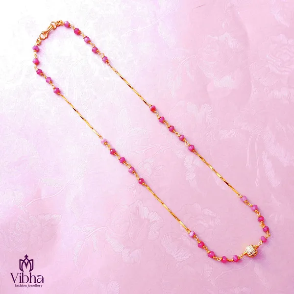 Mint_Pink_Premium_Metal_Chain_For_Women