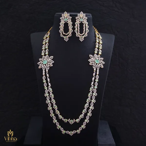 Mint_Green_Premium_Metal_Necklace_Set_For_Women