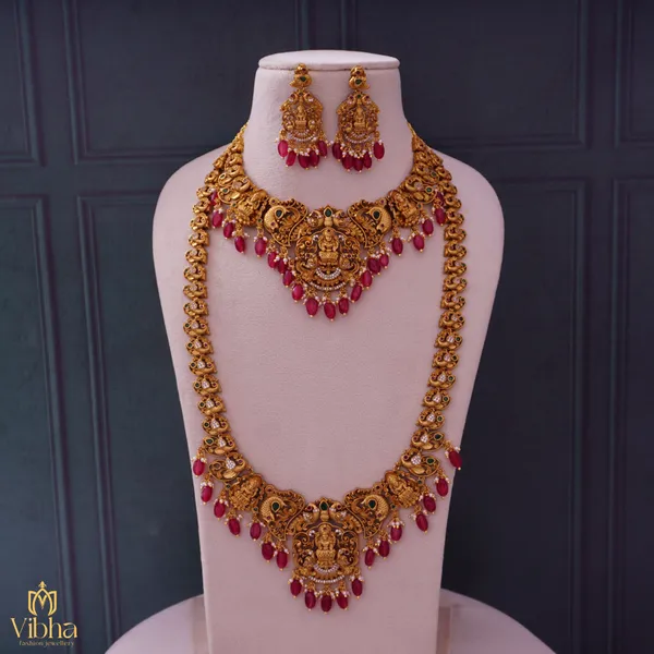 Gold_Premium_Metal_Necklace_Set_For_Women