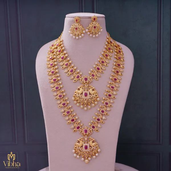 Gold_Premium_Metal_Necklace_Set_Set_For_Women