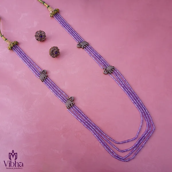 Violet_Premium_Metal_Necklace_Set_For_Women