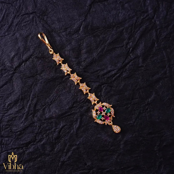 Gold_Premium_Metal_Maang_Tikka_For_Women