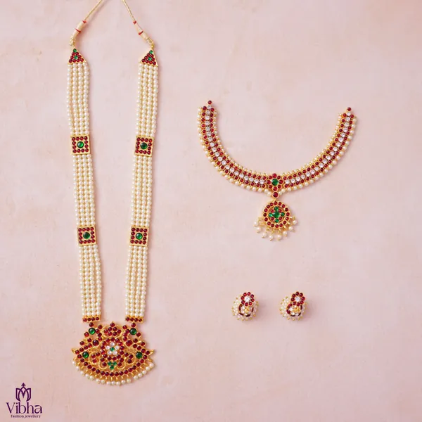 Gold_Premium_Metal_Bharatanatyam_Set_For_Women