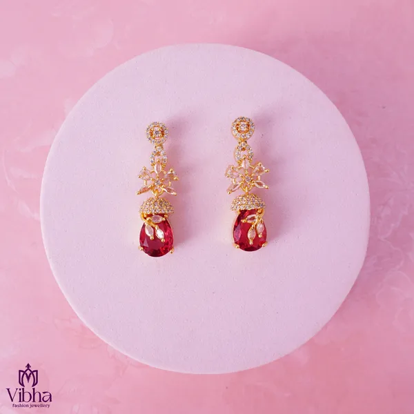 Red_Premium_Metal_Ear_Ring_For_Women