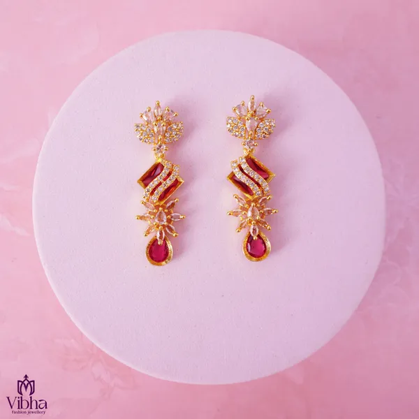 Red_Premium_Metal_Ear_Ring_For_Women