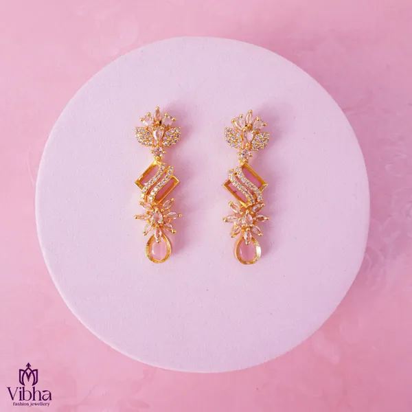 Mint_Pink_Premium_Metal_Ear_Ring_For_Women