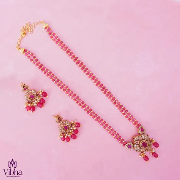 Ruby_Premium_Metal_Necklace_Set_For_Women