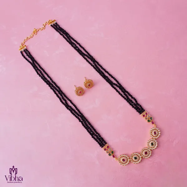 Black_Premium_Metal_Necklace_Set_For_Women