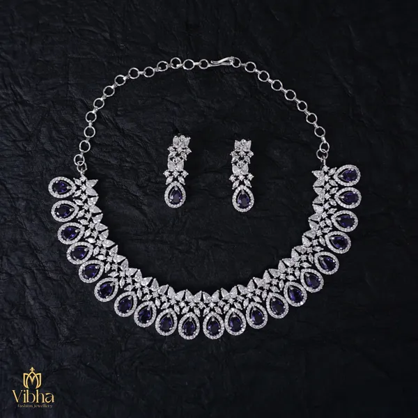 Violet_Premium_Metal_Necklace_Set_For_Women