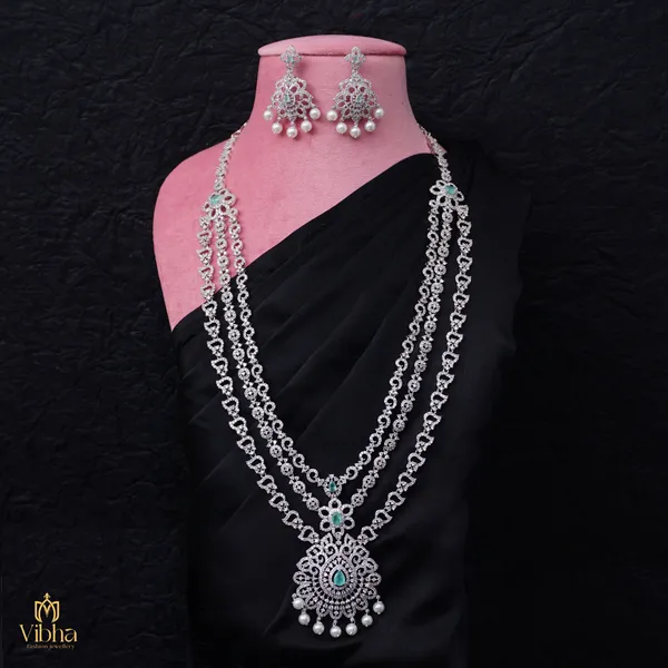 Mint_Green_Premium_Metal_Necklace_Set_For_Women